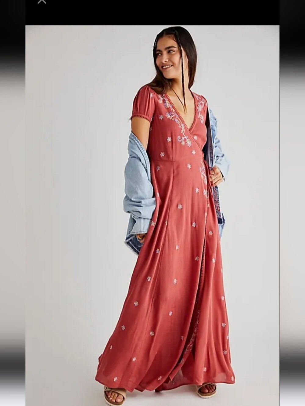Free people Mia wrap dress